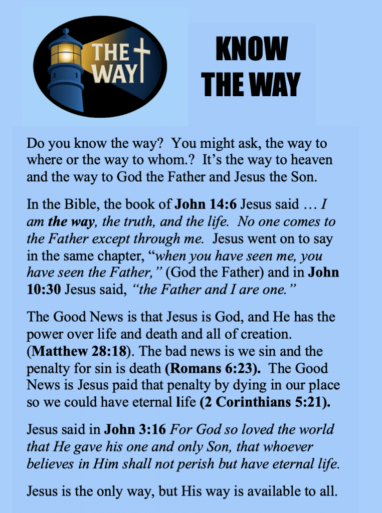 know-the-way-card